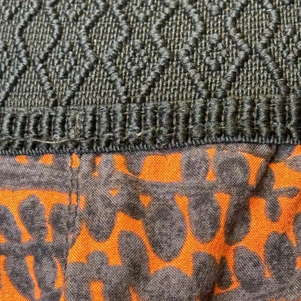 HEI HEI | Anthro Orange Mot Kiri Kiri AOP Retro Pullon Jogger Pant Trousers - Picture 7 of 12